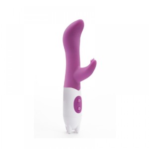 VIBRADOR PONTO G COM ESTIMULADOR CLITORIANO 10 VIBRAÇÕES G-SPOT DUAL