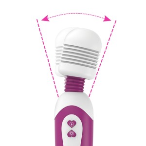 Massageador em Silicone ABS Super Macioc om 12 Modos de Vibrações