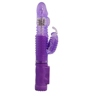 VIBRADOR JACK RABBIT VAI E VEM ROXO