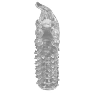 CAPA PENIANA PÉROLA COM DETALHE NA PONTA EM SILICONE