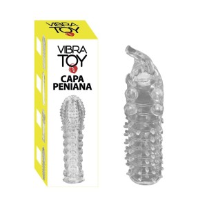 CAPA PENIANA PÉROLA COM DETALHE NA PONTA EM SILICONE