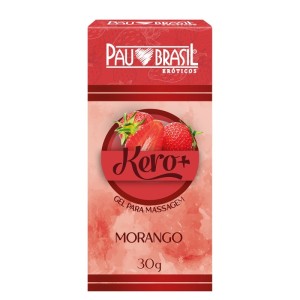 Gel Beijável Kero + Morango PAU BRASIL