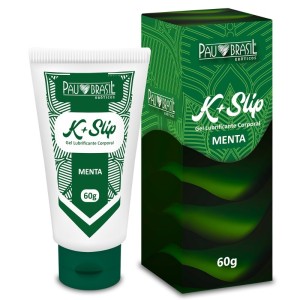 LUBRIFICANTE K+SLIP MENTA 60G PAU BRASIL