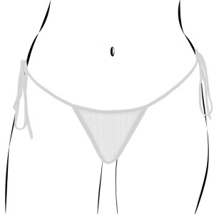 CALCINHA AVULSA BRANCA PAU BRASIL