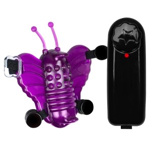 MICRO BUTTERFLY COM VIBRO ROXA PAU BRASIL