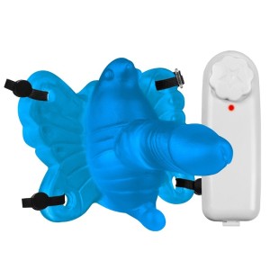 Micro Butterfly com Vibro e Pênis Azul PAU BRASIL