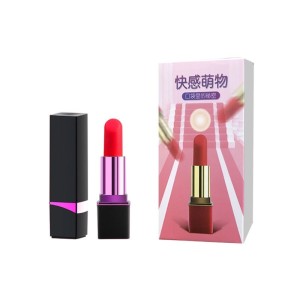 Vibrador Recarregável Formato Batom com 10 Modos de Vibração