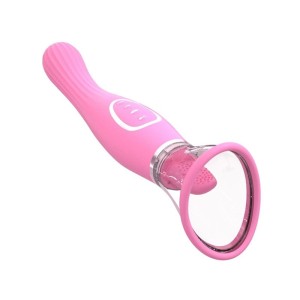 JIUAI VIBRADOR COM SUCÇÃO E LÍNGUA PARA CLITORIS
