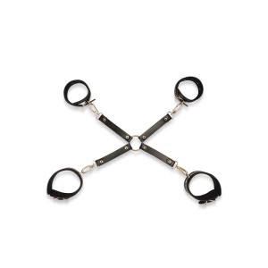 Kit Bondage - Bracelete e Tornozeleira Dourada