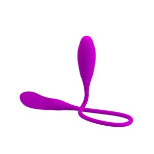 Vibrador Duplo Flexível com 7 Modos de Vibração – PRETTY LOVE SNAKY VIBE