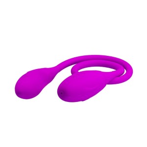 Vibrador Duplo Flexível com 7 Modos de Vibração – PRETTY LOVE SNAKY VIBE