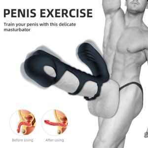 Anel Tipo Capa Peniana feita em Silicone Cirúrgico e ABS WIRELESS