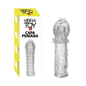 CAPA PENIANA REDONDA DETALHE SEREIA EM SILICONE