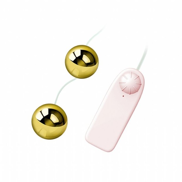 Bolas Duplas com Vibrador para Clitóris e Estímulo Anal