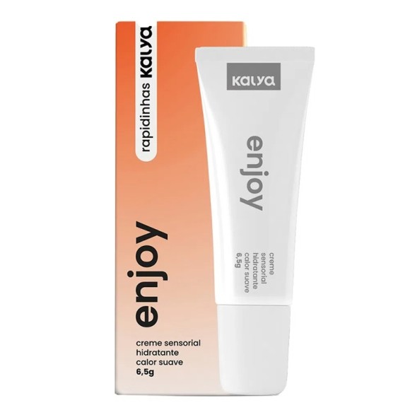 ENJOY CREME SENSORIAL HIDRATANTE SENSAÇÃO CALOR SUAVE 6,5G LINHA RAPIDINHAS KALYA